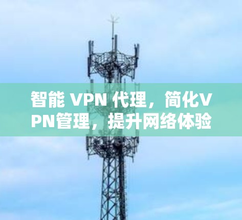 智能 VPN 代理,简化VPN管理,提升网络体验 智能 VPN 代理,简化VPN管理,提升网络体验