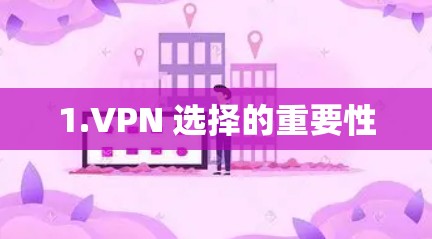 1.VPN 选择的重要性 1.VPN 选择的重要性