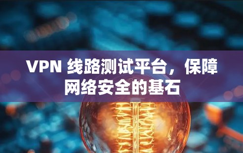 VPN 线路测试平台，保障网络安全的基石