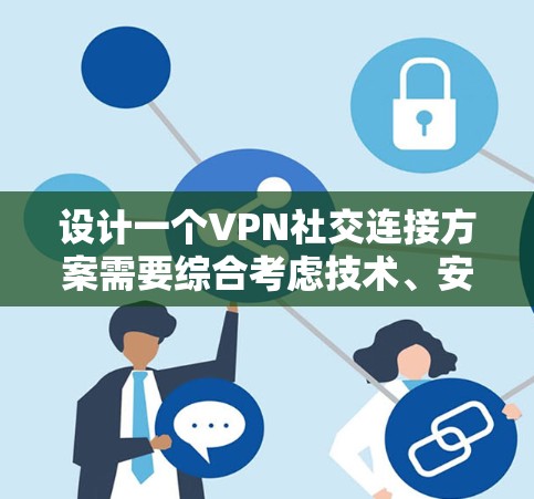 设计一个VPN社交连接方案需要综合考虑技术、安全、隐私和用户体验等多个方面。以下是一个逐步的解决方案 设计一个VPN社交连接方案需要综合考虑技术、安全、隐私和用户体验等多个方面。以下是一个逐步的解决方案