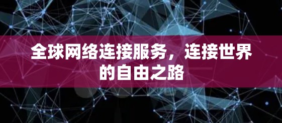 全球网络连接服务,连接世界的自由之路 全球网络连接服务,连接世界的自由之路