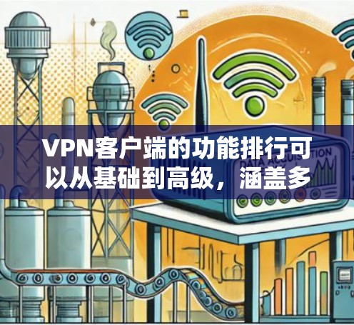 VPN客户端的功能排行可以从基础到高级，涵盖多种功能，以满足用户的使用需求。以下是功能的排序和分类