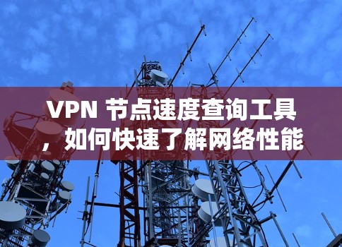 VPN 节点速度查询工具,如何快速了解网络性能 VPN 节点速度查询工具,如何快速了解网络性能